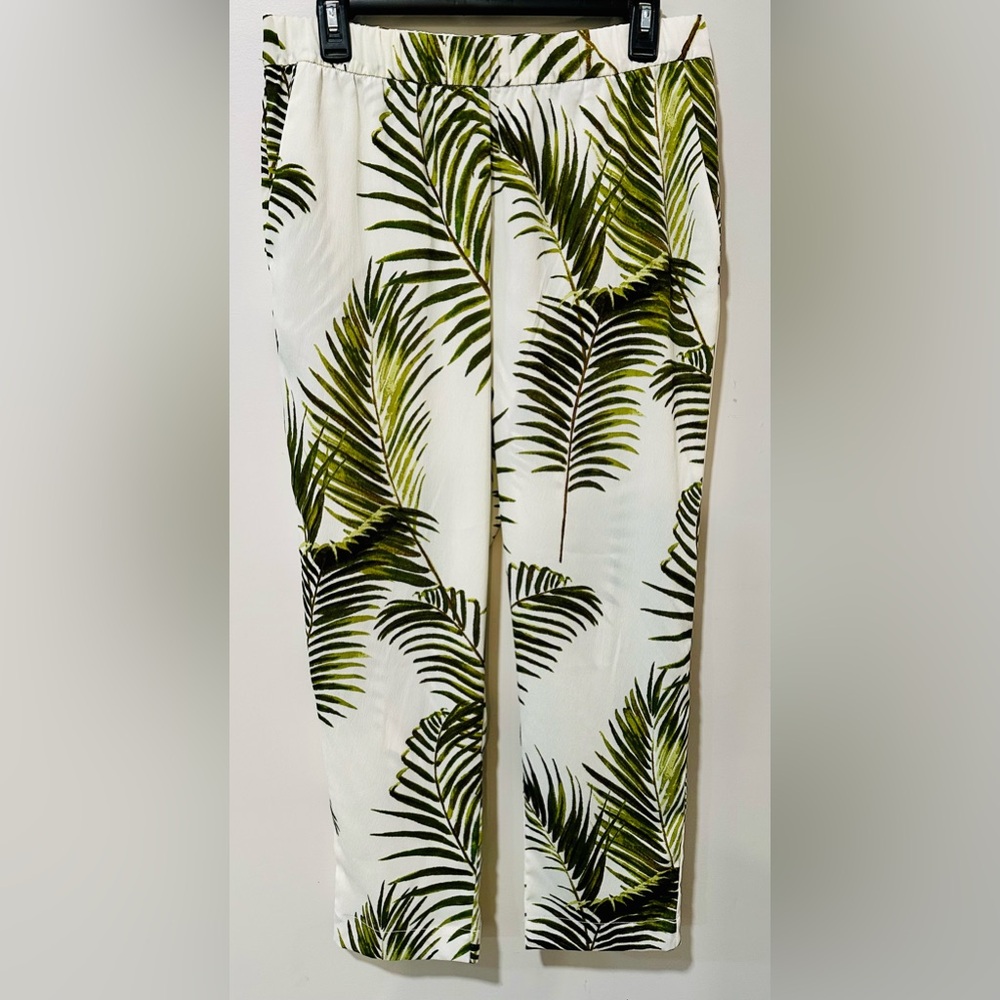 H&M Leaf Print Pants NWOT